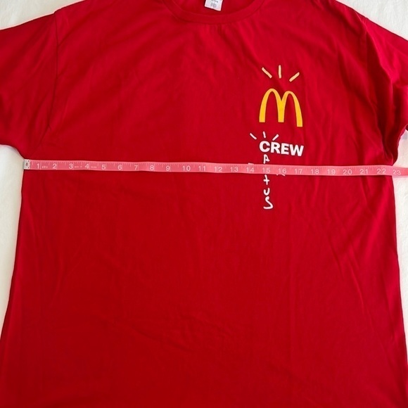 Travis Scott Cactus Jack Authentic Original McDonald’s Crew Shirt Size XL - Picture 5 of 7